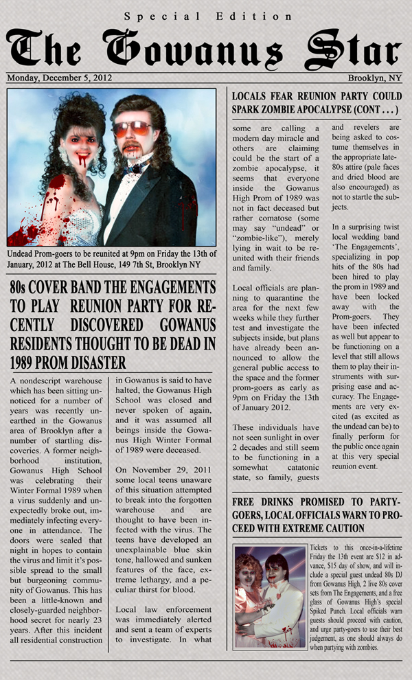 80s Zombie Prom Article